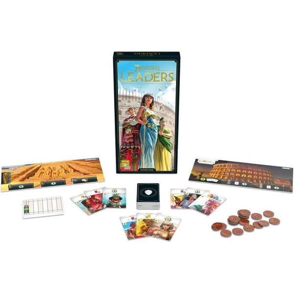 Produktionsvila | 7 Wonders - Leaders Extension - Ny version 2020 | Brädspel | Från 10 år | 3 till 7 spelare