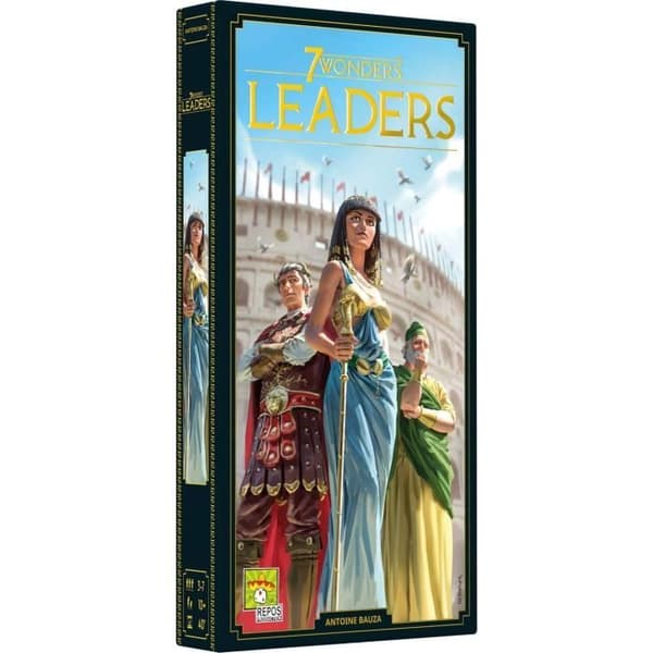 Produktionsvila | 7 Wonders - Leaders Extension - Ny version 2020 | Brädspel | Från 10 år | 3 till 7 spelare