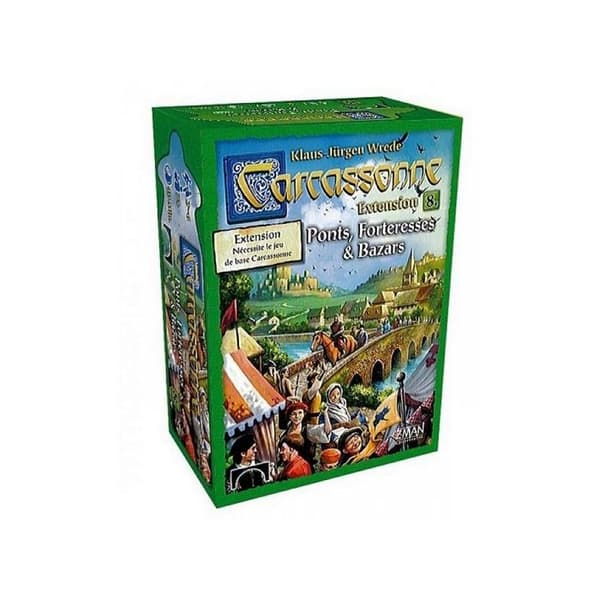 Carcassonne Expansion: Broar, fästningar och basarer - Z-Man-spel