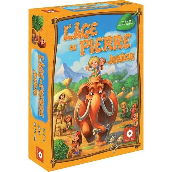 Z-Man-spel | Stenåldern: Junior | Brädspel | Från 5 år | 2 till 4 spelare | 15 minuter
