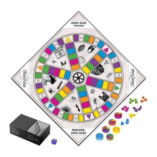 TRIVIAL PURSUIT - Decennium: 2010 -2020 - Brädspel för vuxna och tonåringar - FRANSK VERSION - från 16 år