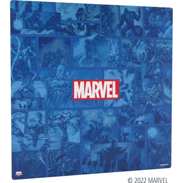 Lekmatta - GG - Marvel Champions - XL - Blå - 70 x 70 cm