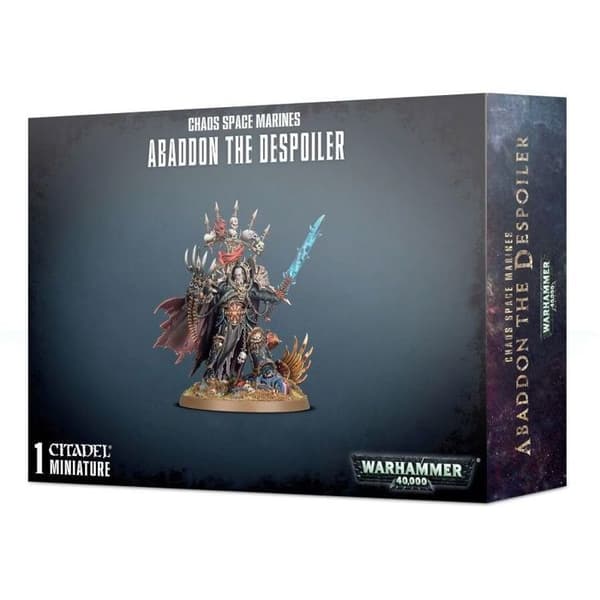 Figur - Games Workshop - Warhammer 40k - Rymdkapten av Kaos - Abaddon Förödaren - 31 delar