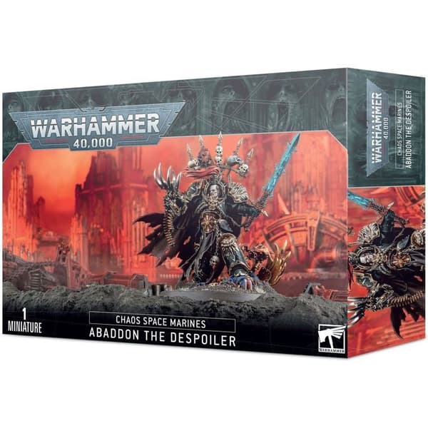 Figur - Games Workshop - Warhammer 40k - Rymdkapten av Kaos - Abaddon Förödaren - 31 delar