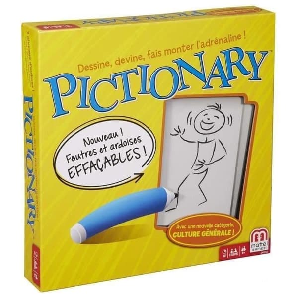 Mattel Games - Pictionary - Brädspel - Ålder 8 och uppåt DKD50