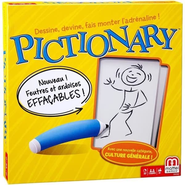 Mattel Games - Pictionary - Brädspel - Ålder 8 och uppåt DKD50