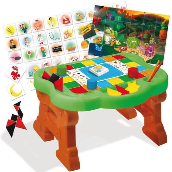 Utbildningsbyrå - LISCIANI - Carotina - Mångfaldiga aktiviteter 30 spel - Raderbar penna - Tangram och minne - Föräldraguide