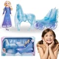 Miniatyrbild 1 av 6: DISNEY Frozen Elsa Hästdragen bil och leksaksdocka, för tjejer 3+ MATTEL
