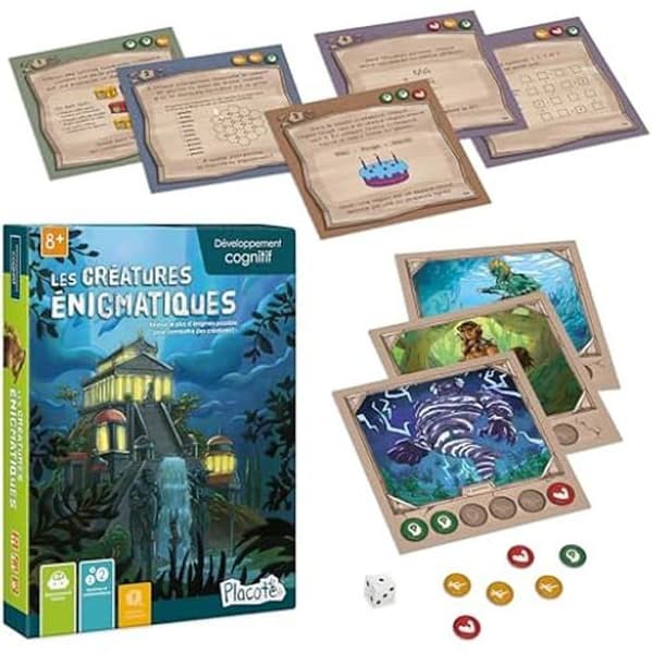 Utbildningsspel - PLACOTE - PLA-37 - Lösning av gåtor - 8 till 15 år - 2 till 4 spelare