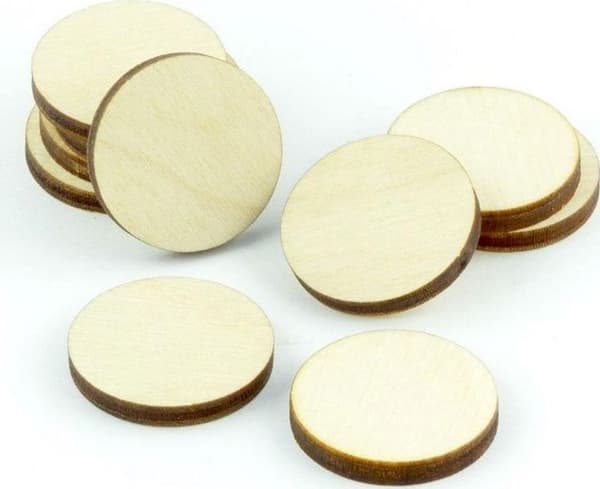 Spelpjäs - spel figur Crafters - 114466 - : Trämarkörer - Natur (10)