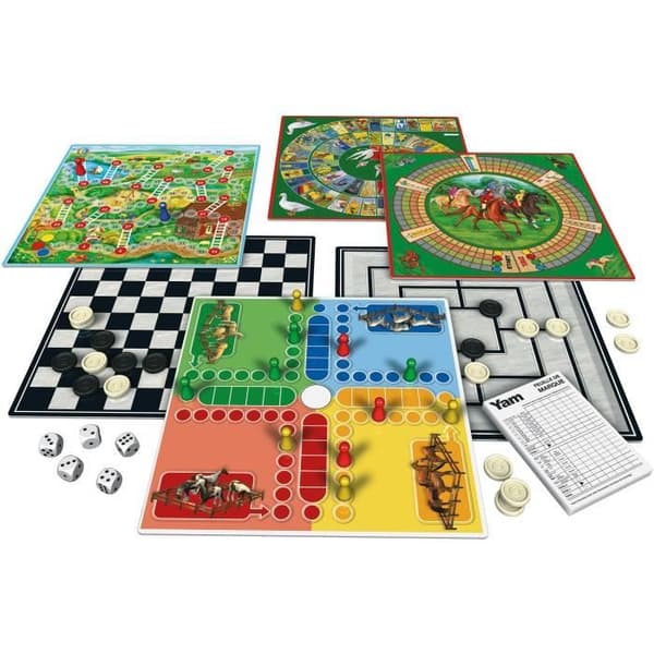 100 Klassiska brädspel, SCHMIDT SPIELE, Njut av 100 klassiska spel i detta kompletta paket!