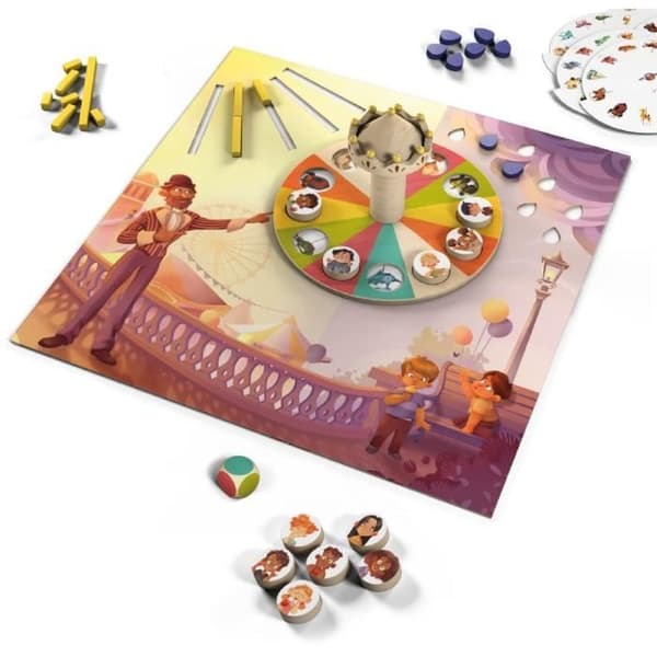 MONSIEUR CARROUSEL - Brädspel - Cooperative - Från 4 år - LOKI - 51572
