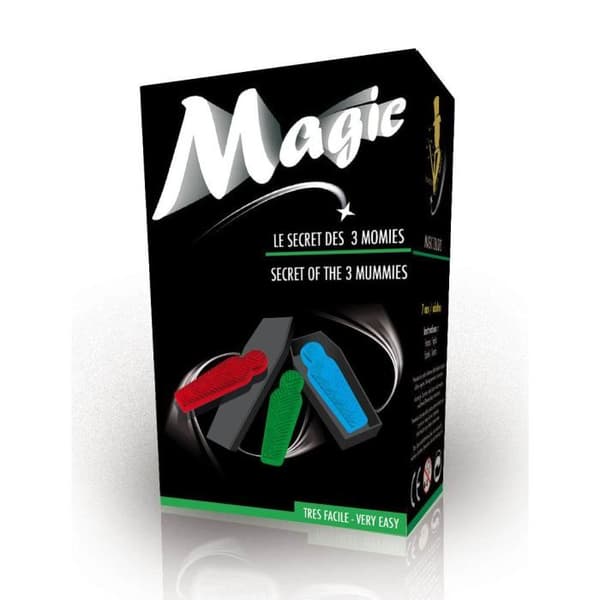 Magiskt spel - Oid Magic - Hemligheten med de 3 mumierna - Blandat - Blå - Från 7 år