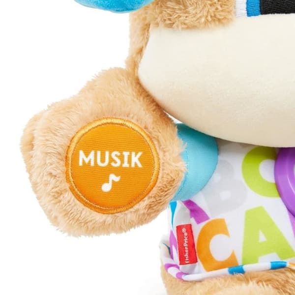 Fisher-Price Laugh and Learn FPM50 lärleksak för pojkar i åldern 0,5 till 3 år - Interaktiv hund - Flerfärgad
