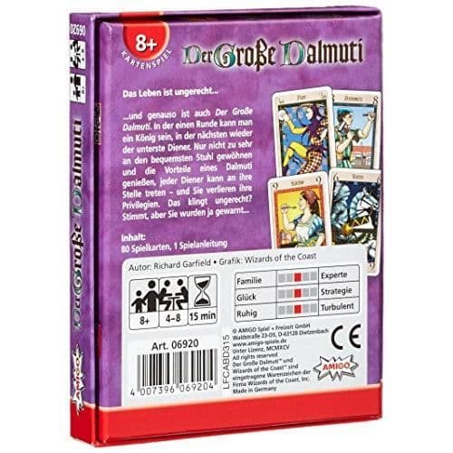 Kortspel - AMIGO - Le Grand Dalmuti 6920 - 3 spelare eller fler - Från 7 år - Inomhus