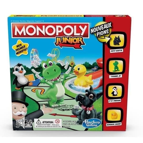 MONOPOLY Junior - Brädspel för barn - Brädspel - Fransk version