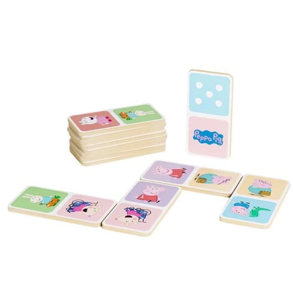 Sällskapsspel - PEPPA GRIS - DEQUBE Domino Peppa Pig (921D00067) - Barn - Unisex - Brädspel