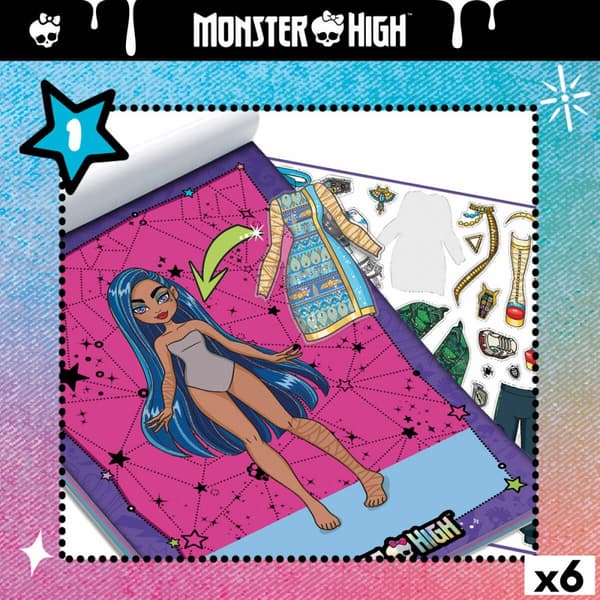 Tegningssæt Monster High (6 enheder)