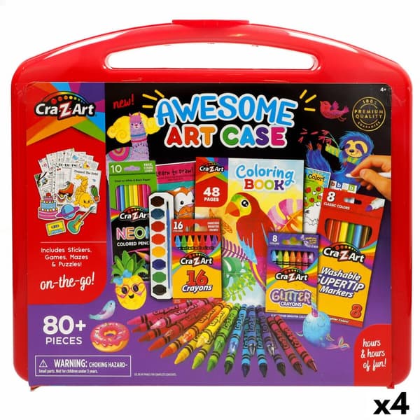 Tegningssæt Cra-Z-Art (4 enheder)