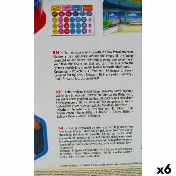Piirustussetti The Paw Patrol (6 osaa)