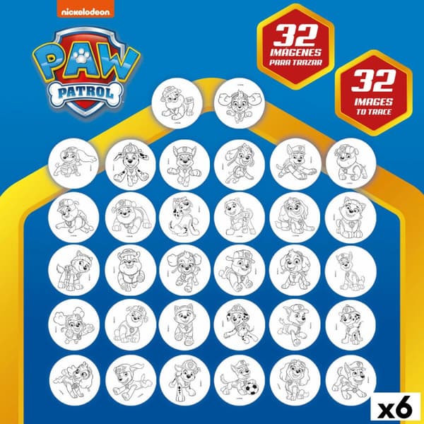 Piirustussetti The Paw Patrol (6 osaa)