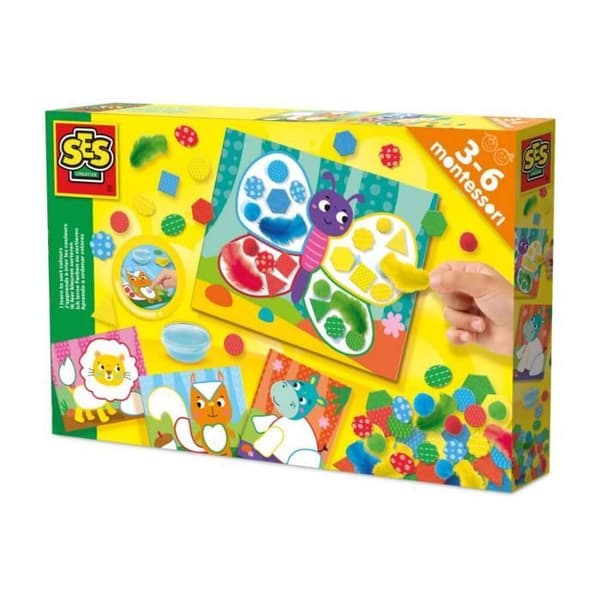Montessori Spel: Sortera färger och material
