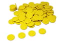 Miniatyrbild 1 av 4: Wissner - 200233.000 - Spelmarkeringsmynt gula (100 stycken) i RE-Plastic® - Markeringsmynt för räkning ø 25 mm, Gul