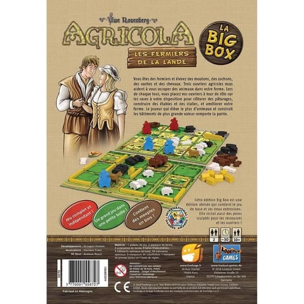 Agricola Big Box: 2 spelare - Asmodee - Brädspel