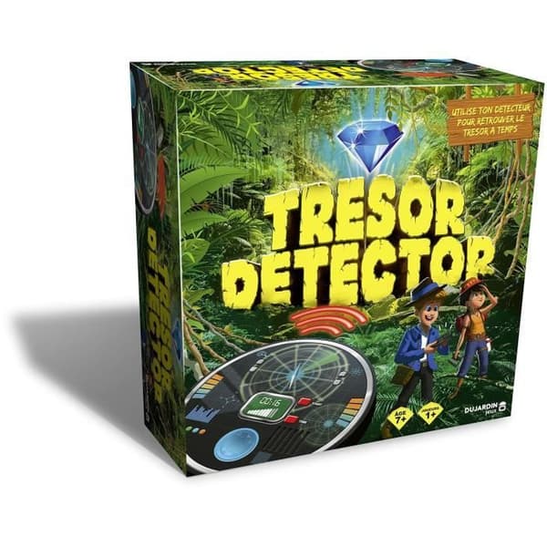 TREASURE DETECTOR - Brädspel - DUJARDIN - Gå på jakt efter skatter med din elektroniska detektor!