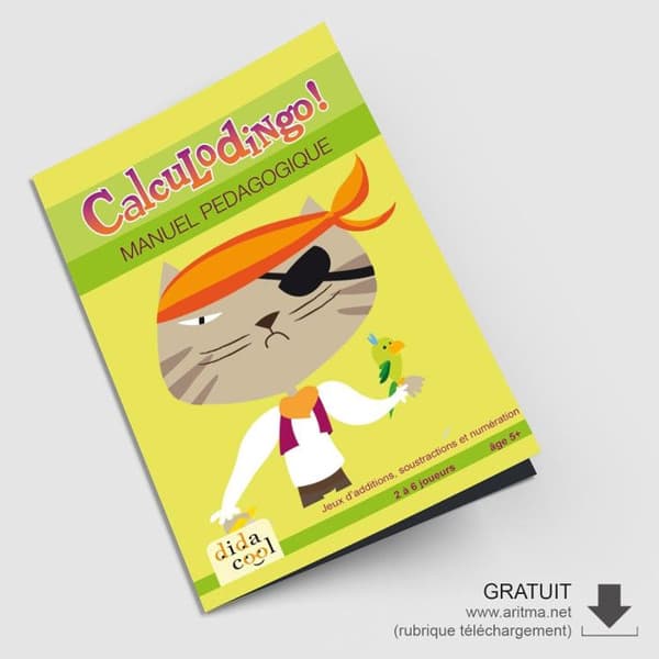 Calculo Dingo Mental Calculation Card Game för barn från 5 år och uppåt - ASMODEE