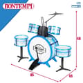 Miniatyrbild 7 av 7: Trumset Bontempi Blå Plast 85 x 68 x 65 cm (9 Delar) (2 antal)
