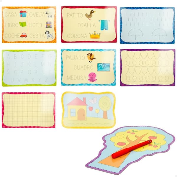 Utbildningsspel Lisciani Giochi Montessori Kalligrafi (6 antal)