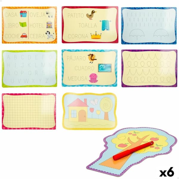 Utbildningsspel Lisciani Giochi Montessori Kalligrafi (6 antal)