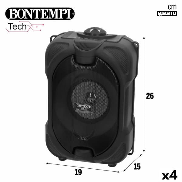 Högtalare med Karaoke Mikrofon Bontempi 4 antal