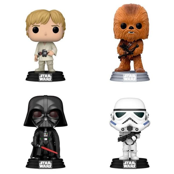 Funko Pop Star Wars New Classics Exklusiv figur (x4)