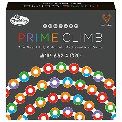 Brädspel - TÄNK KUL - Prime Climb - För vuxna och barn - Pedagogiskt spel