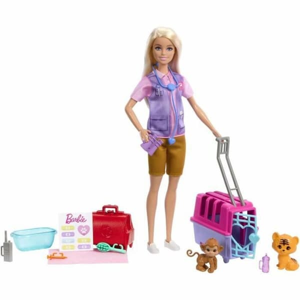 Docka Mattel Multicolour (18 Delar)