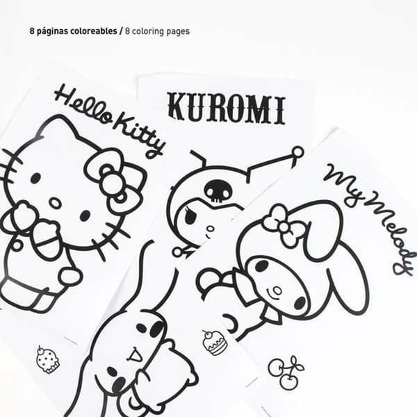 Piirustussetti Hello Kitty Valkoinen