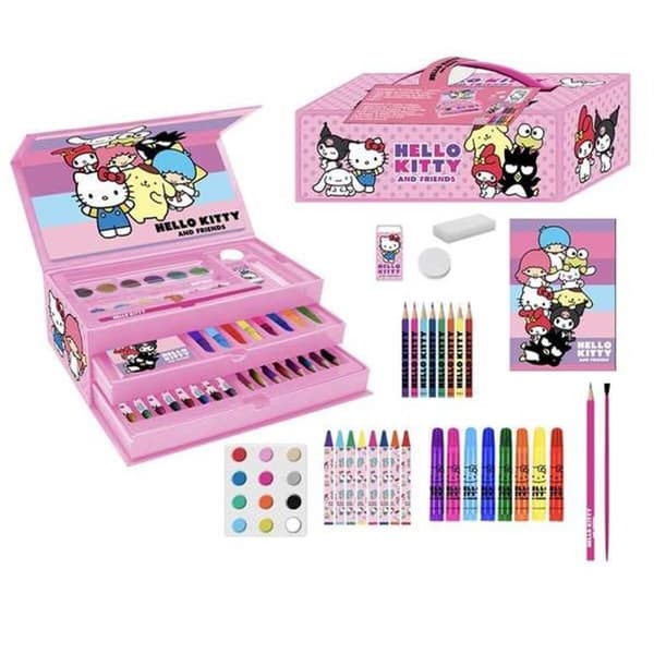 Aktivitetsæske til at Farve Hello Kitty Pink
