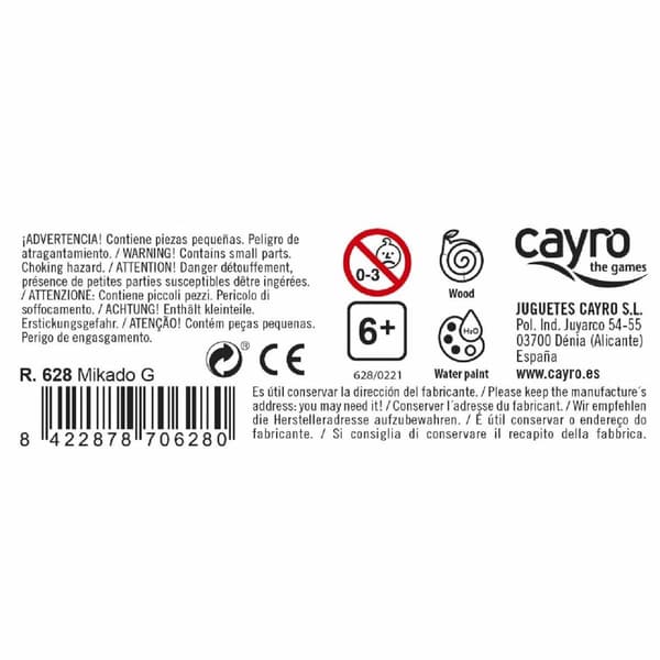 Færdighedsspil Cayro Multifarvet