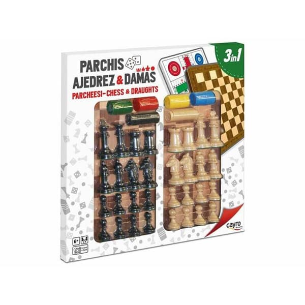 Parchis, Schack och Dam Bräde Cayro