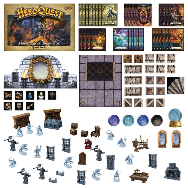 English Heroquest The Mage of the Mirror Expansion Board game