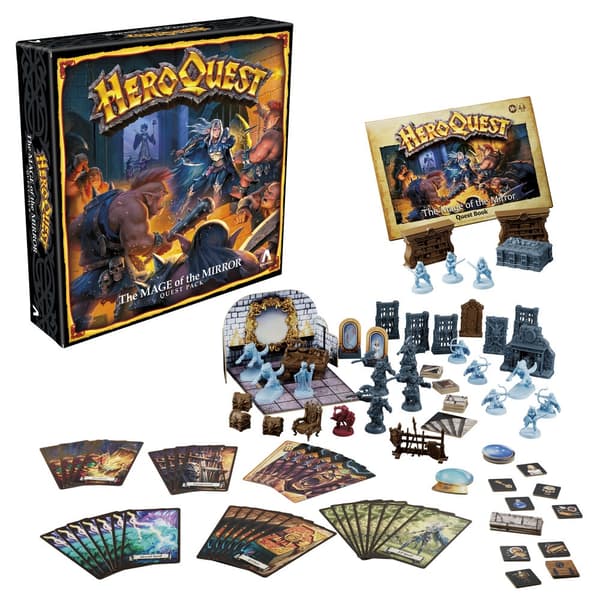 English Heroquest The Mage of the Mirror Expansion Board game