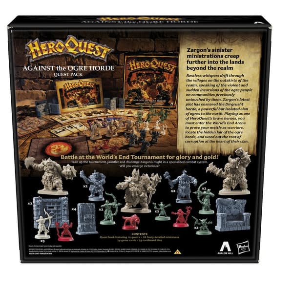 English Heroquest Against the Ogre Horde Expansion Board game