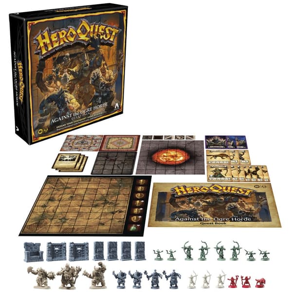 English Heroquest Against the Ogre Horde Expansion Board game