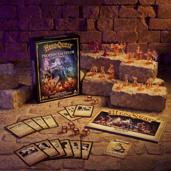English Heroquest Prophecy of Telor Expansion Board game