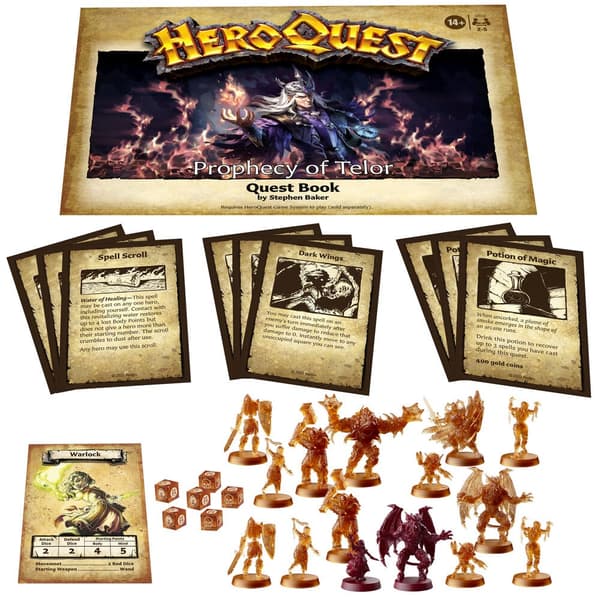 English Heroquest Prophecy of Telor Expansion Board game
