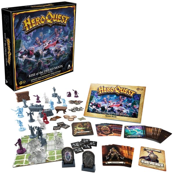 English Heroquest Rise of the Dread Moon Expansion Board game