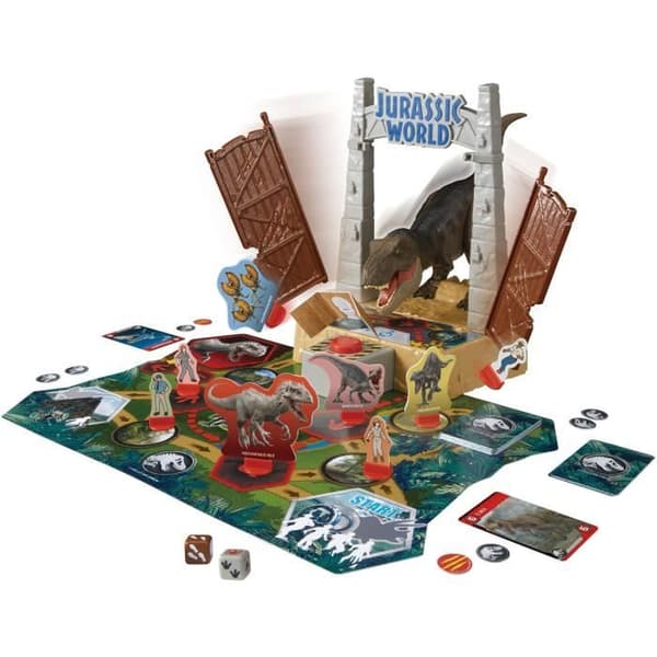 Sällskapsspel med T-Rex-figur - EPOCH - Jurassic World T-Rex Escape