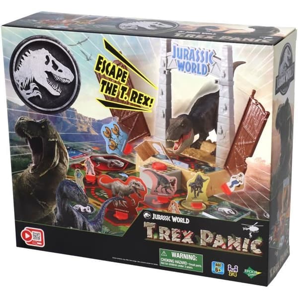 Sällskapsspel med T-Rex-figur - EPOCH - Jurassic World T-Rex Escape